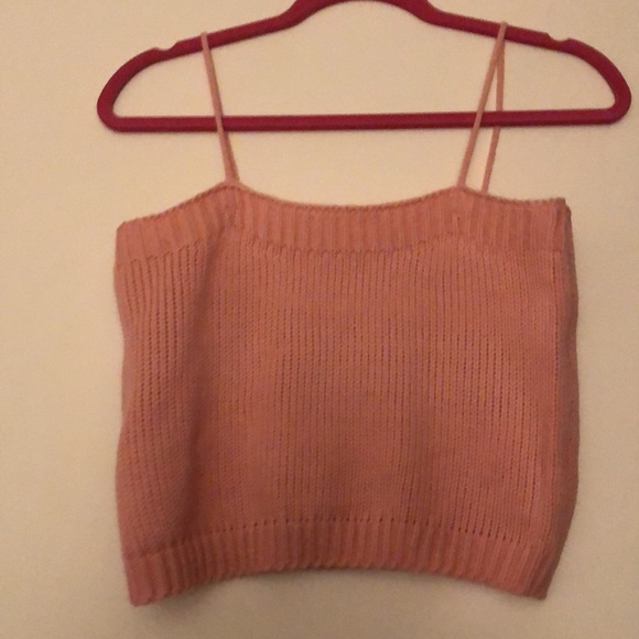 Woven Heart Knit Sweater Set Blush Medium New - Picture 3 of 3